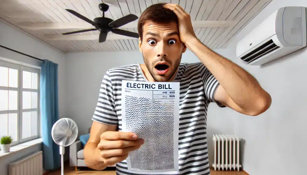 Panic over sky high electric bills