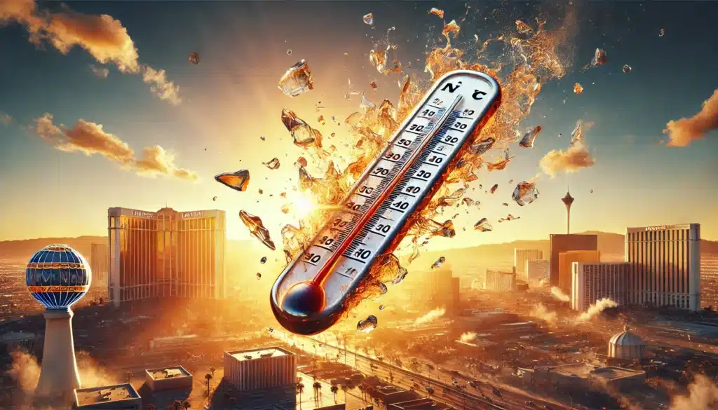 Thermometer exploding in Las Vegas